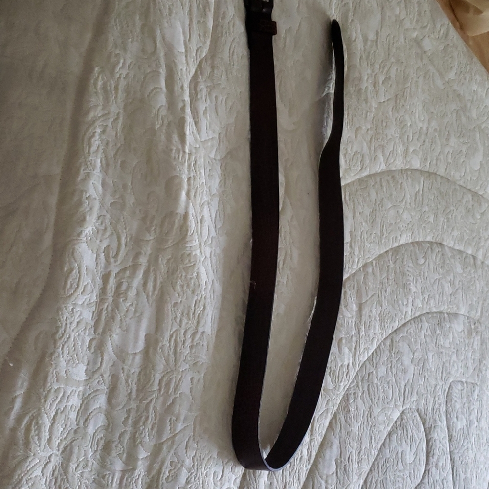 Time and Tru leather croc belt